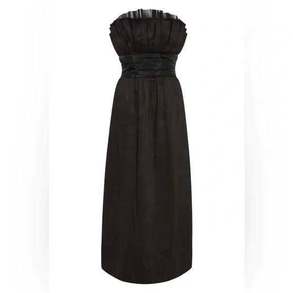 AJE Whisper Knot Waist Midi Dress, Size 4, $625 - Picture 3 of 15